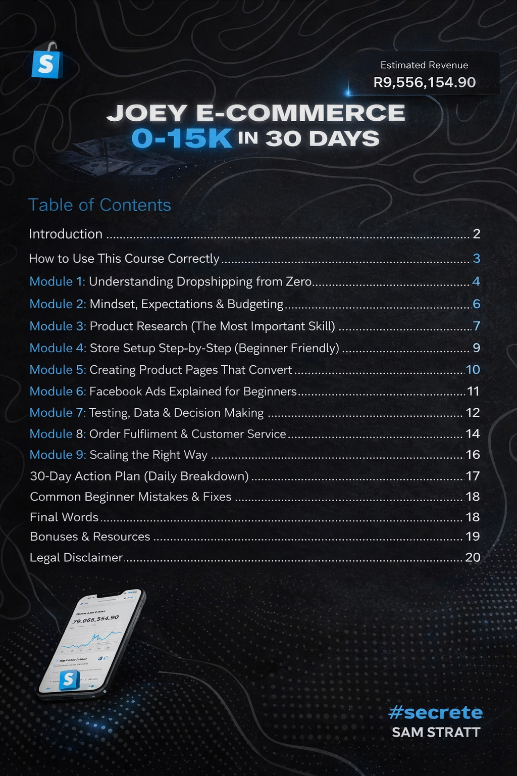 Eccommerce Mastery Academy-Dropshipping Blueprint